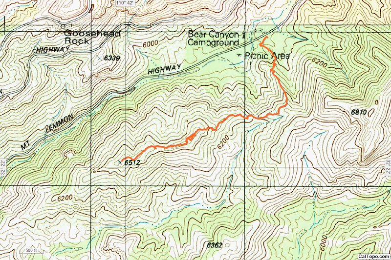Bug Spring to Point 6512 - December 2016