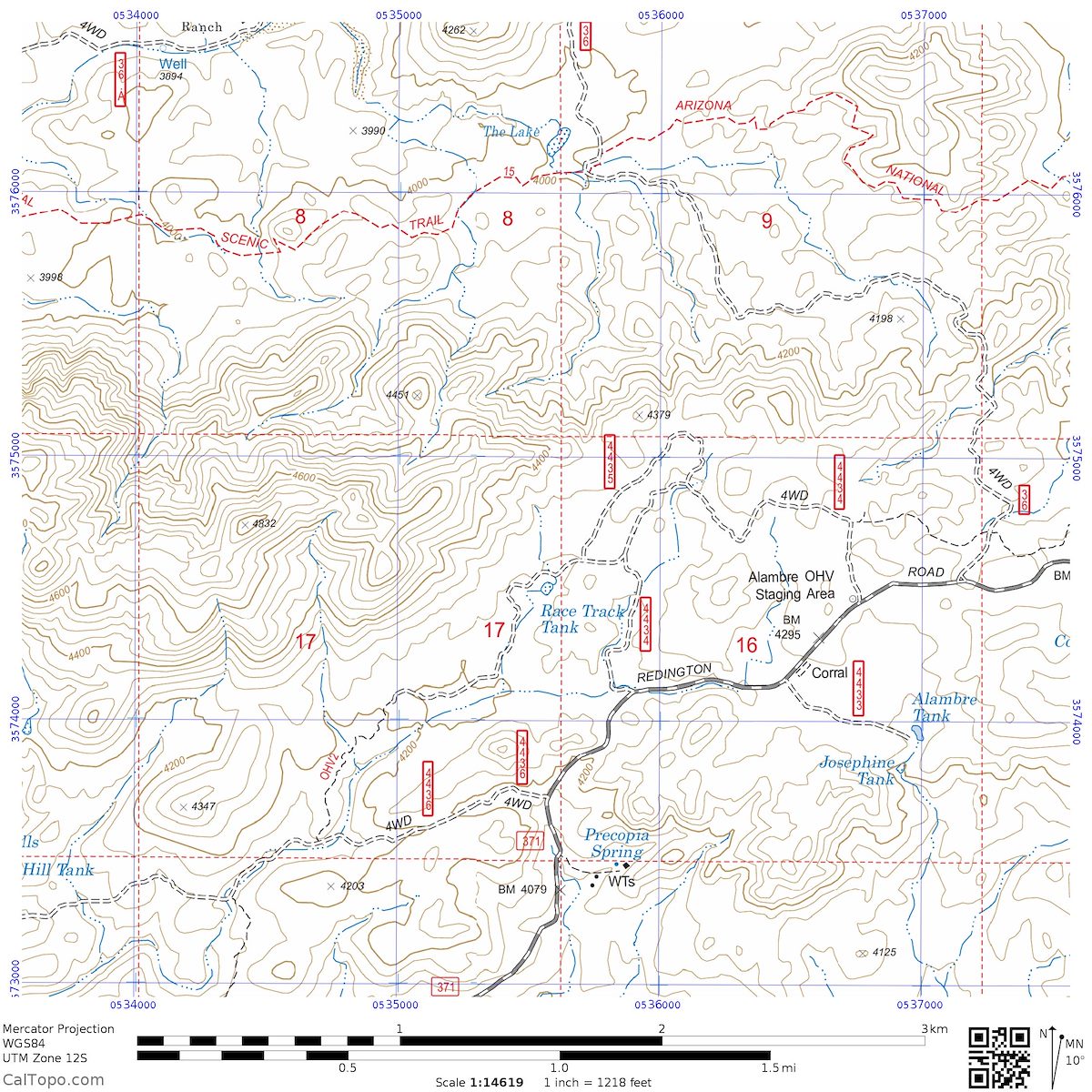 Race Track Tank Map - October 2016