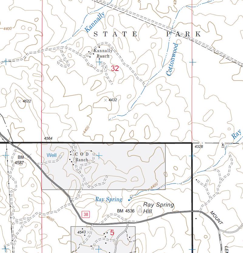 Ray Spring Hill Map