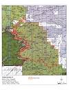 Map from the Burro Fire Closure Order 2017-7-11