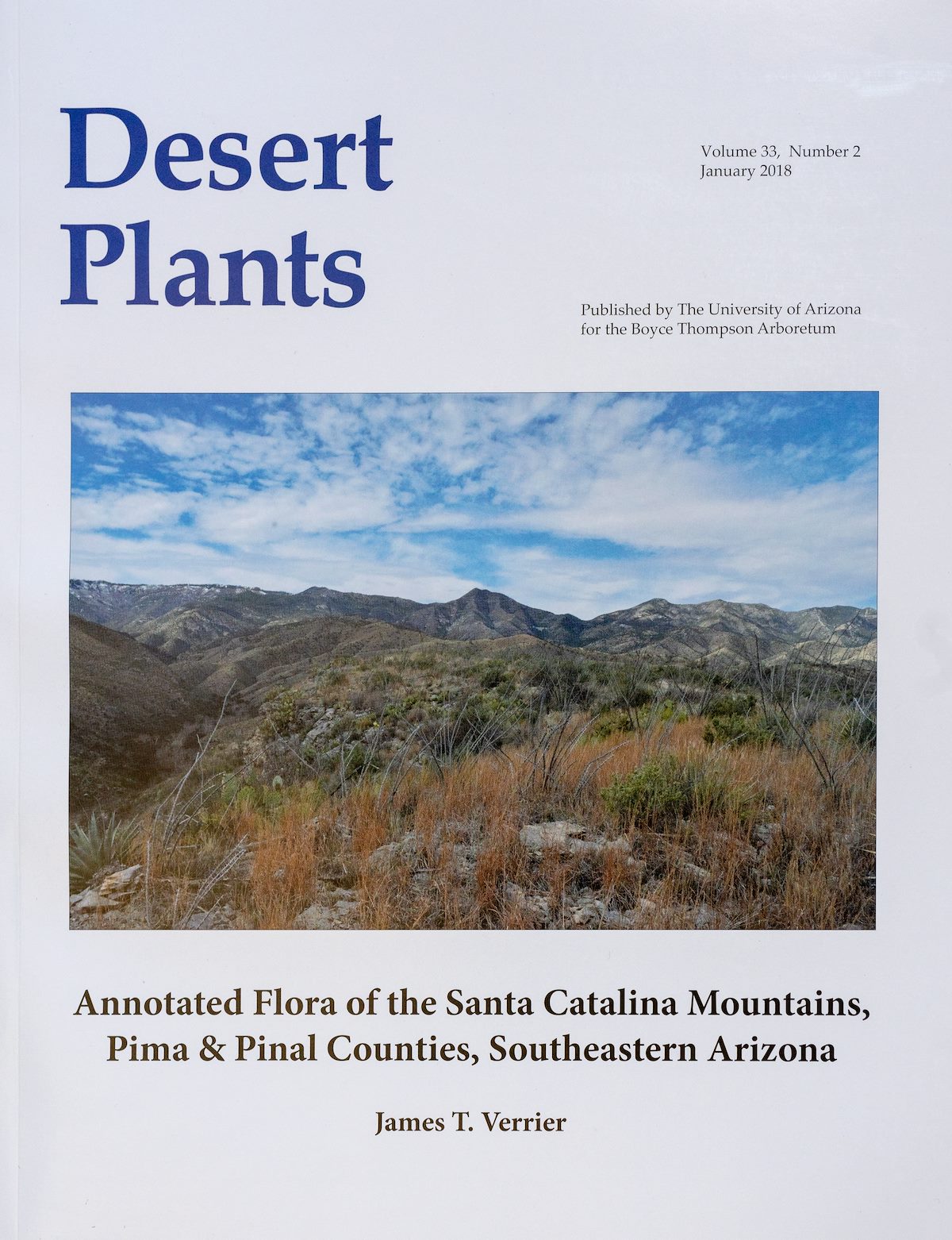 Annotated Flora of the Santa Catalina Mountains