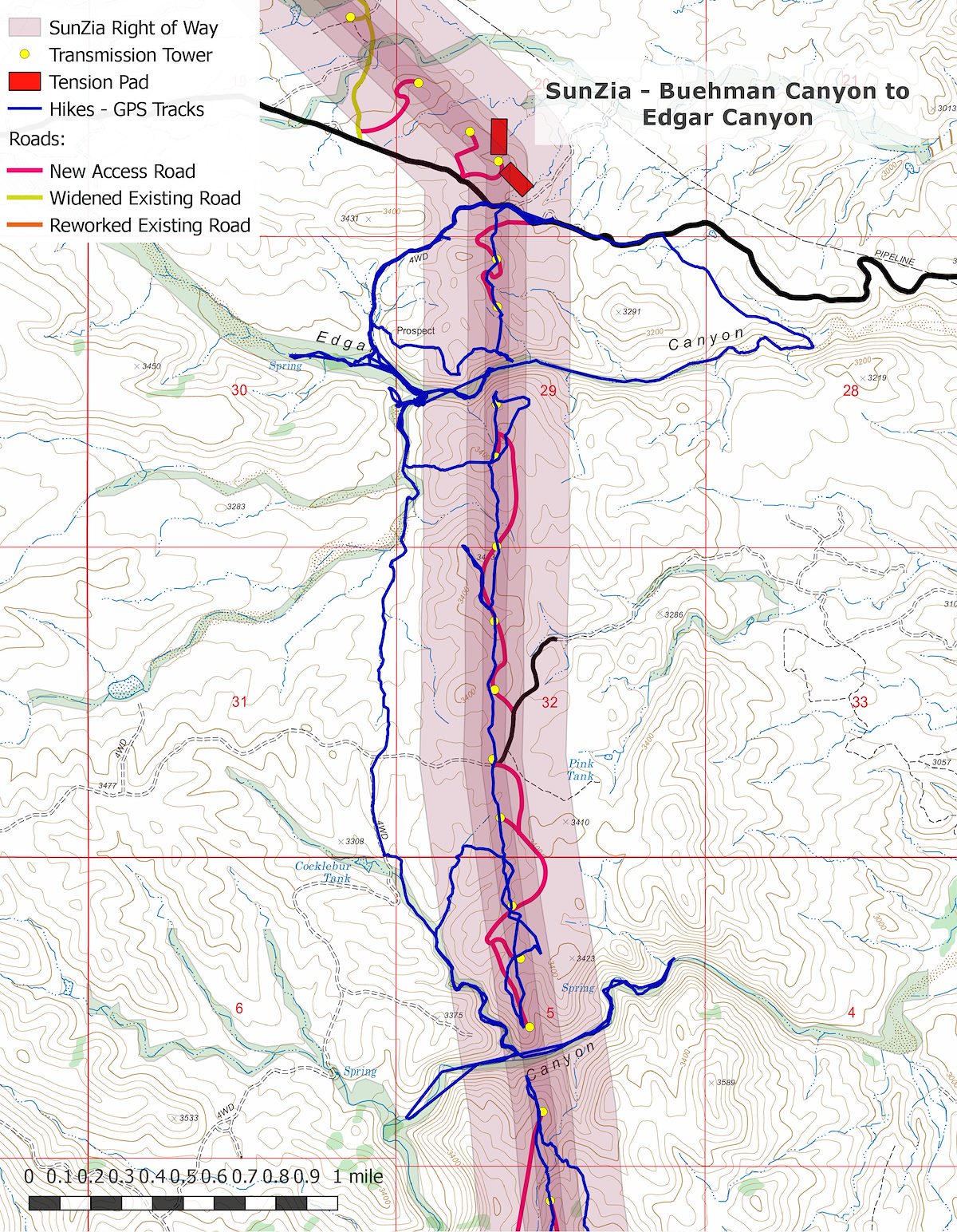 SunZia - Buehman Canyon to Edgar Canyon