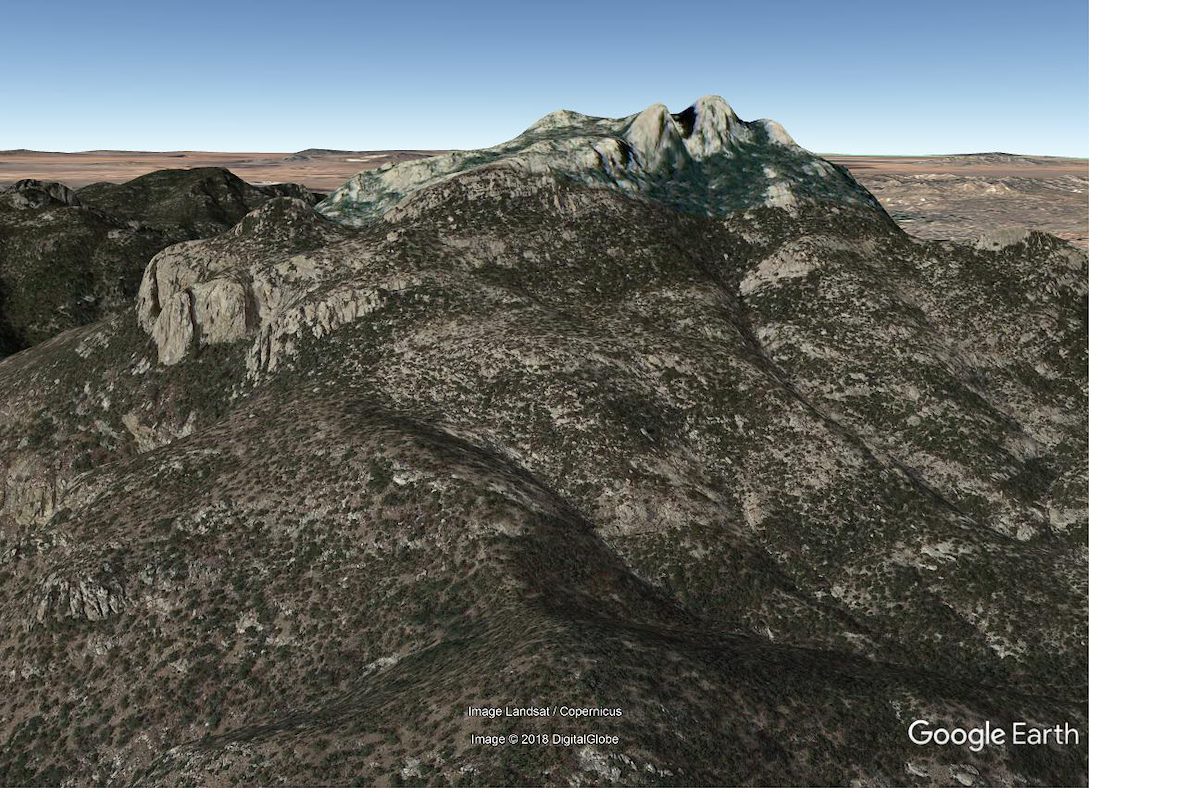 Cathedral Rock in Google Earth