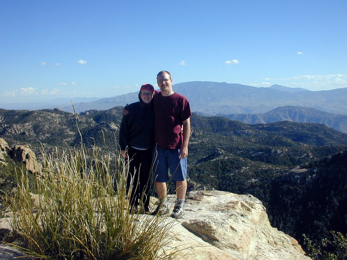 2001 Fall Charles and Alison on North Fin