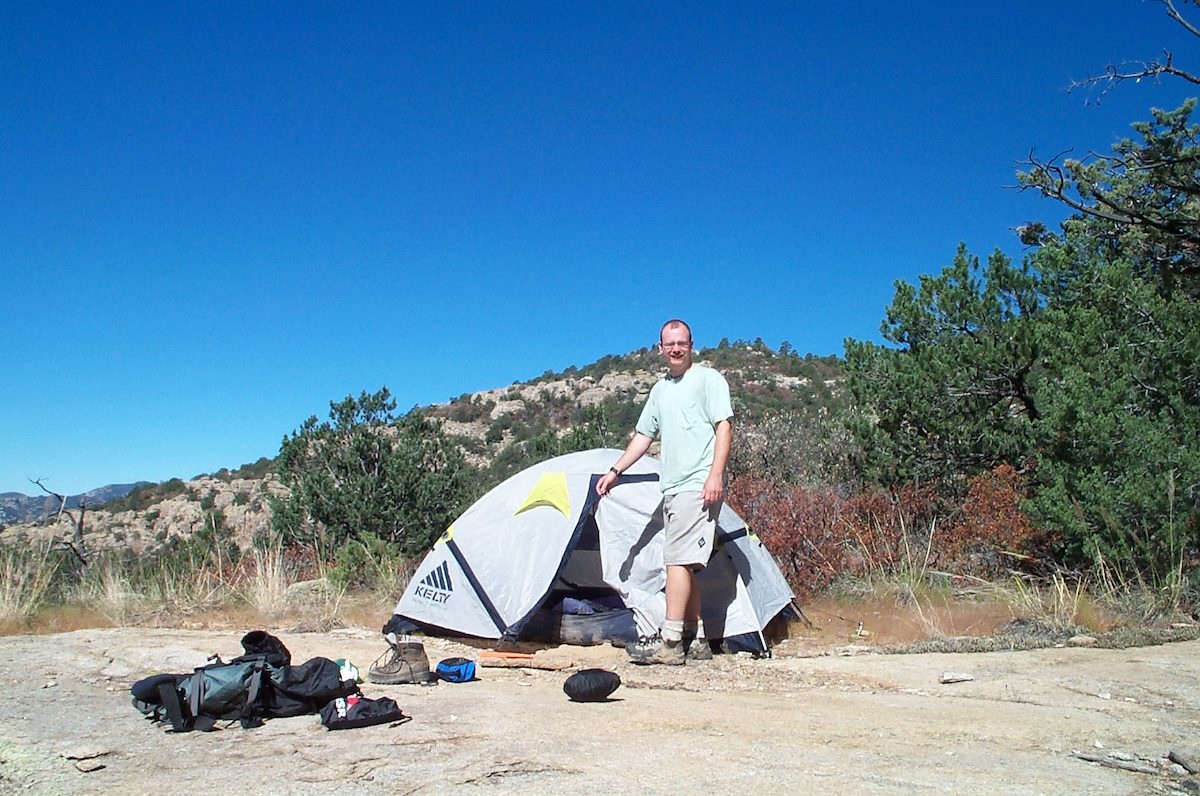 2002 September Camping above Pine Canyon