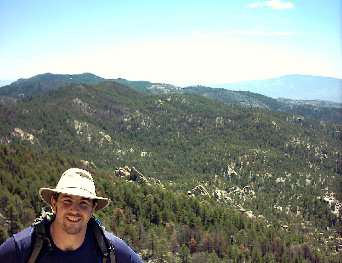 2004 August Will Climbing Rappel Rock 02