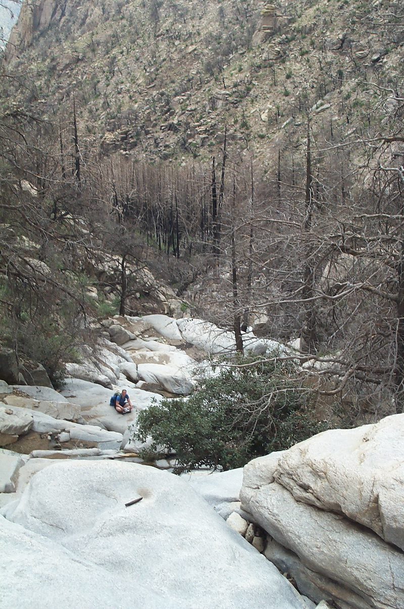 2004 July Pine Canyon Below the Falls