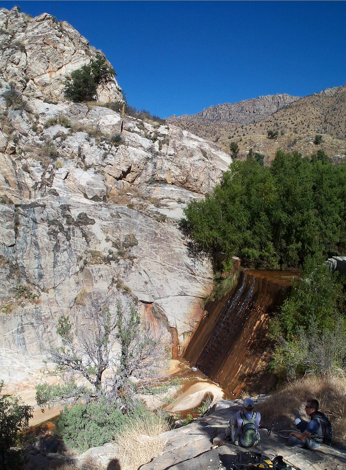 2005 October Alison and Dave Overlooking Sycamore Reservoir