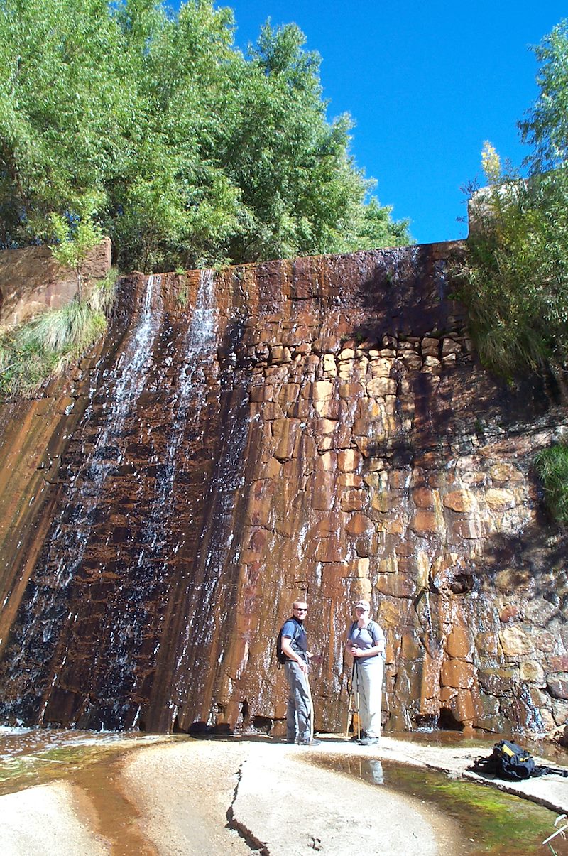 2005 October Dave And Alison Below Sycamore Reservoir