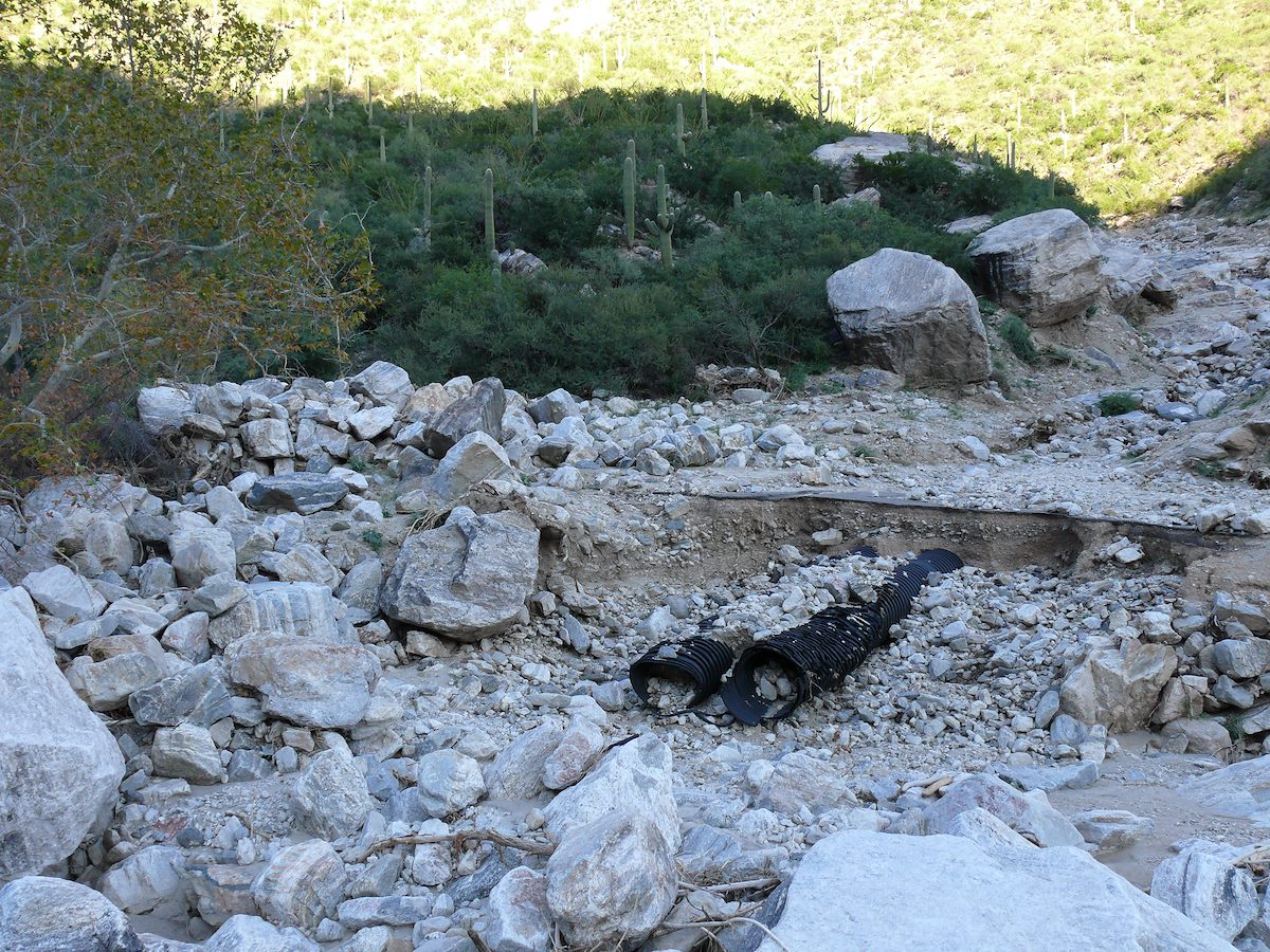 2006 September Sabino Canyon Road Damage