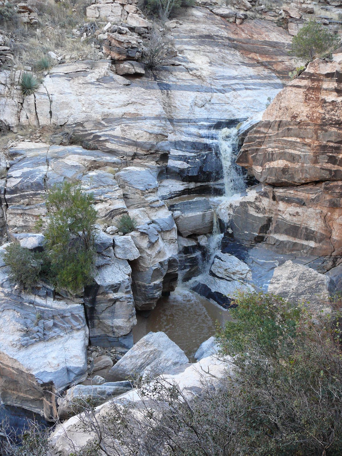 2007 December Soldiers Canyon Rappel 2