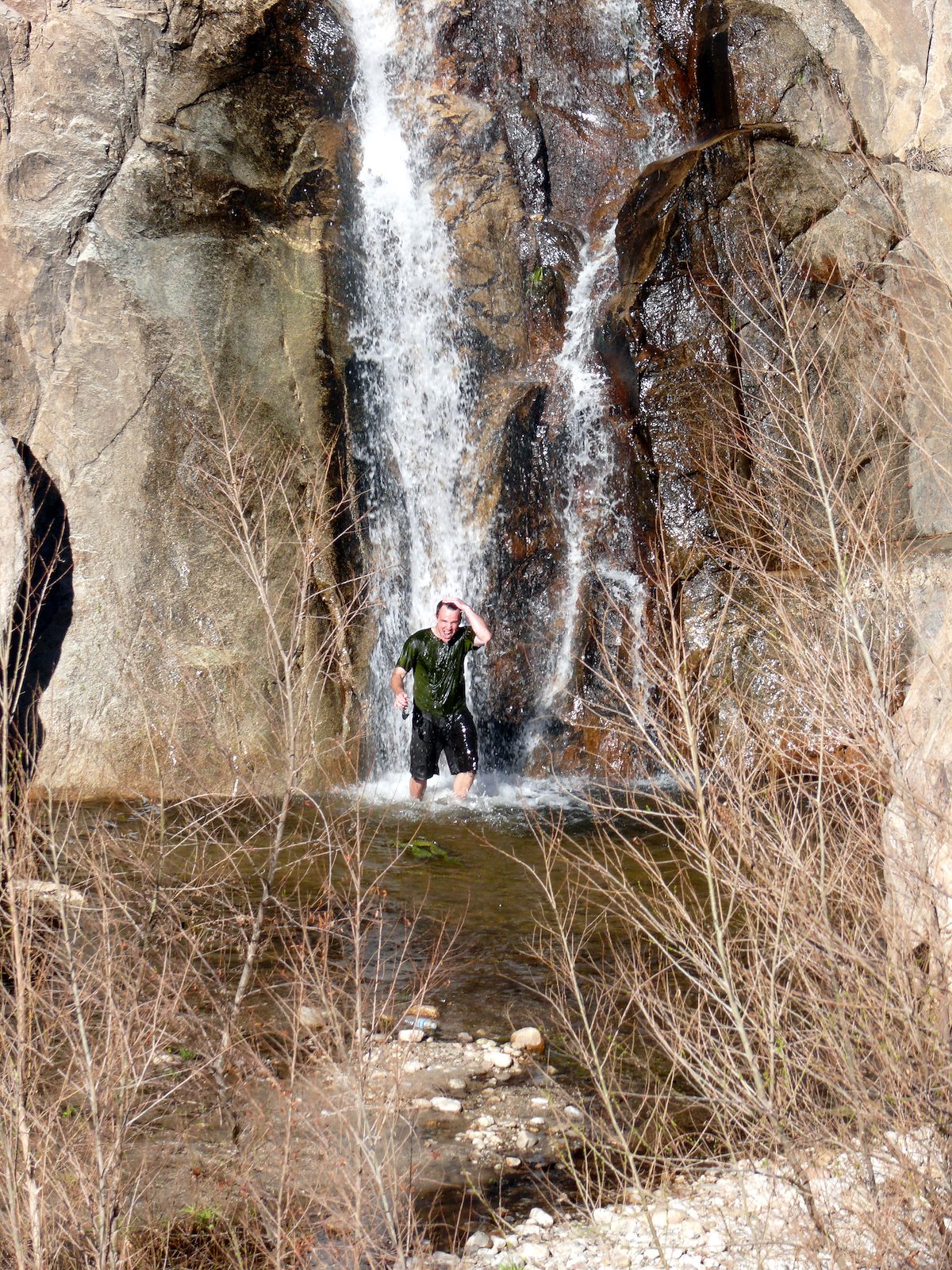 2007 February Romero Canyon Falls DB in Falls