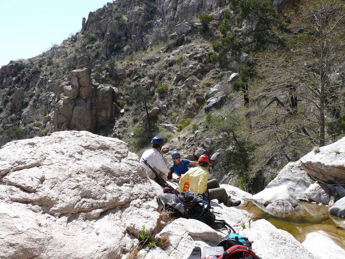 2008 April Seven Cataracts Lounging below Rap 3