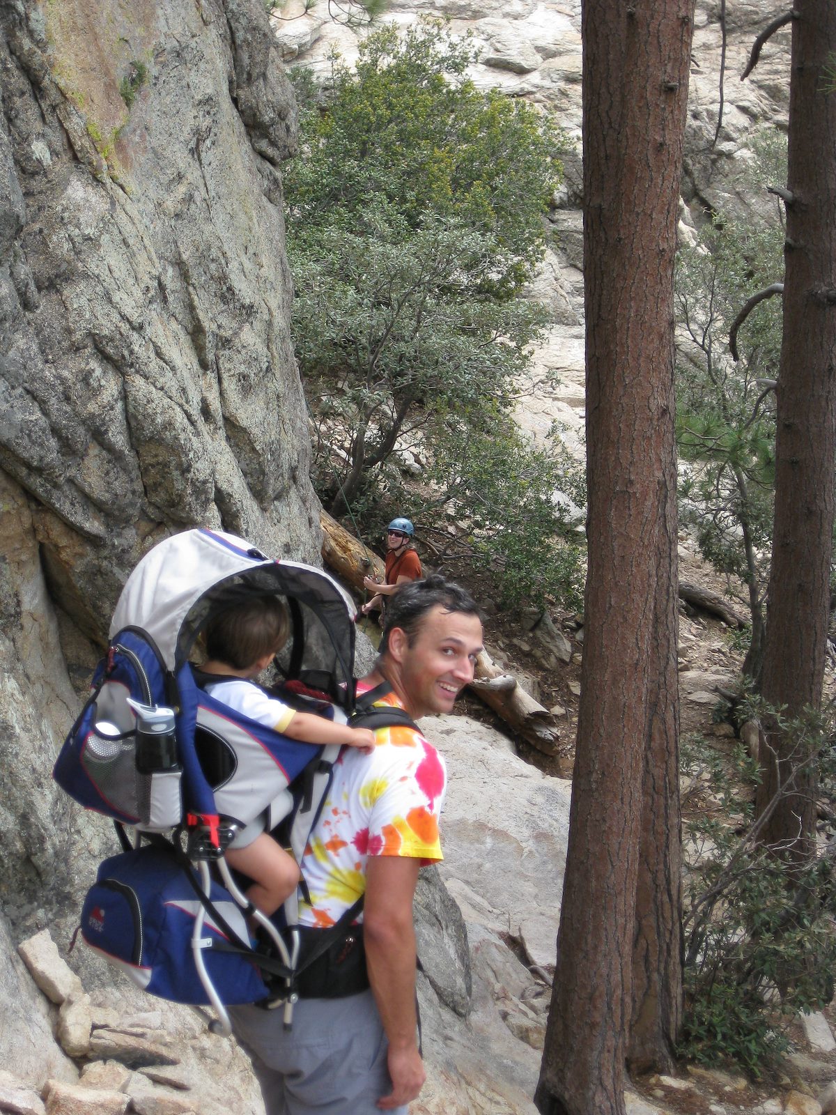 2008 August Aaron and Nate arriving at Ridgeline