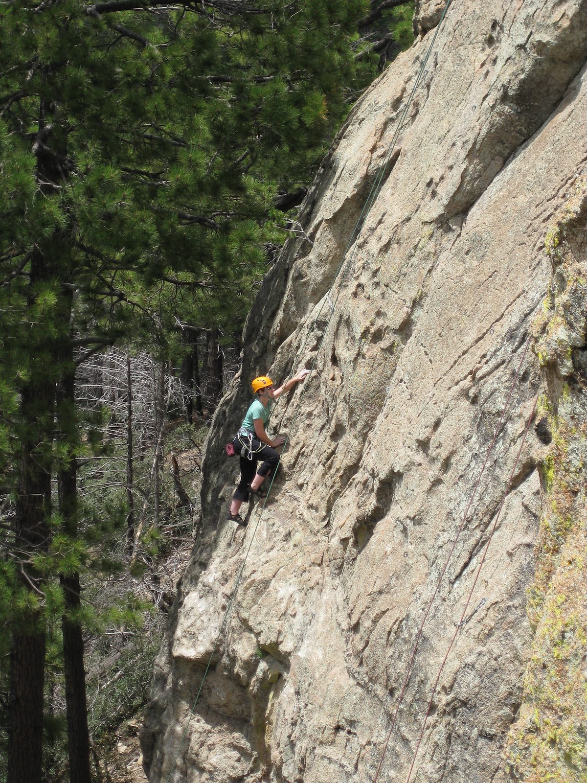 2008 August Meagan climbing at Ridgeline 2