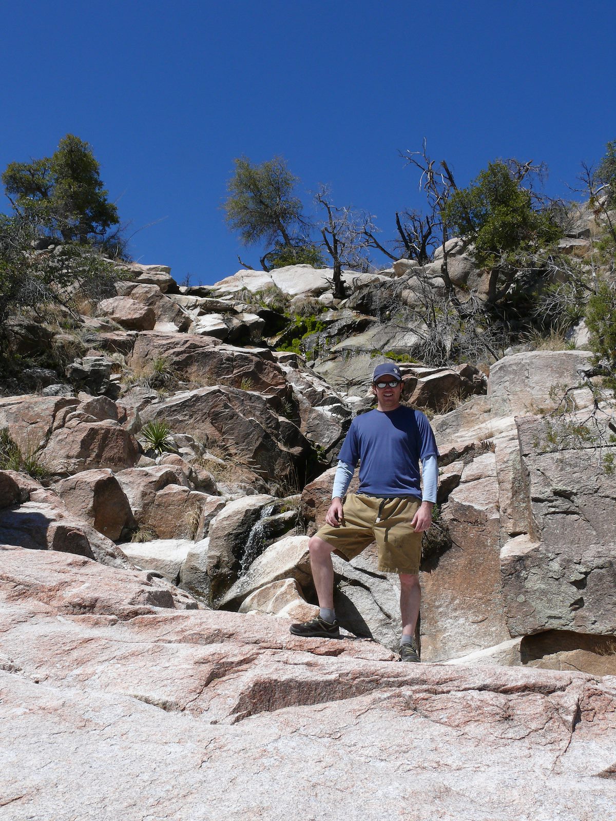 2008 March Box Camp Kevin in an Unnamed Canyon