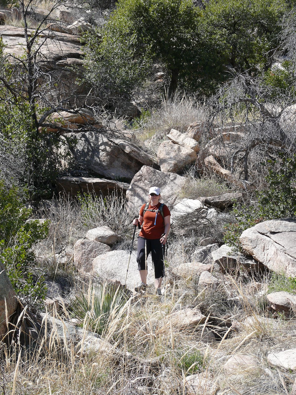 2008 March Molino Area Alison Descending from the Ridge