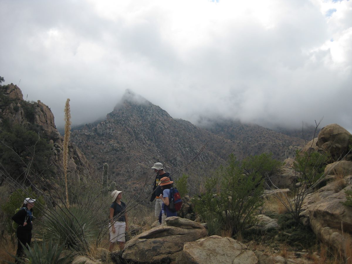 2008 November Romero Canyon Trail With Clouds