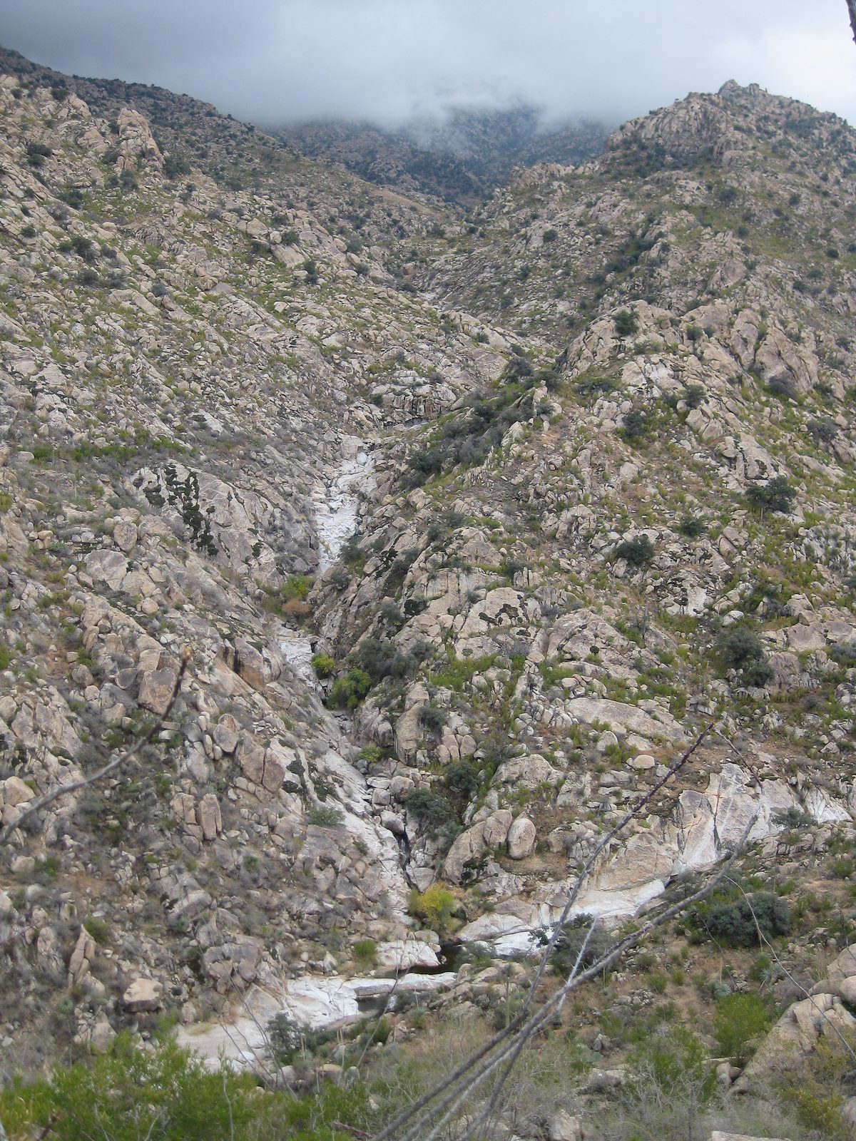 2008 November Side Canyon Below Romero Pools