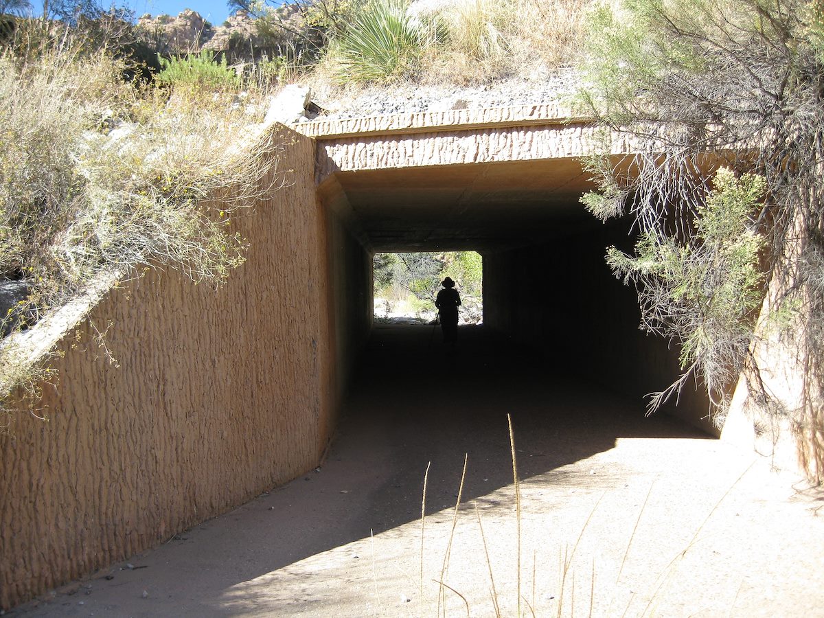2008 October Molino Area Walking under the Cataline Highway