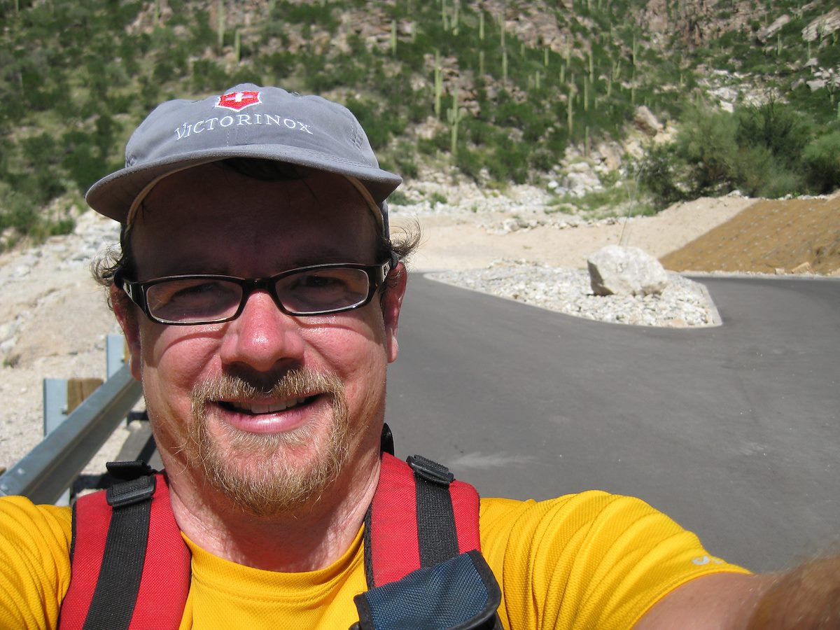 2008 September On the Sabino Canyon Road in front of Stop 9