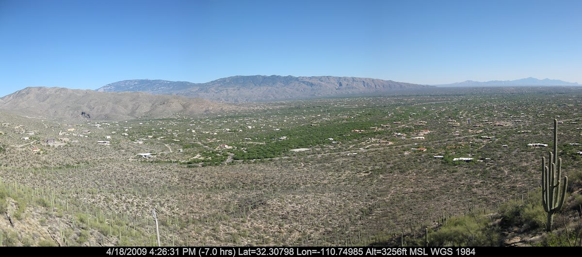 2009 April View from the hills West of Hairpin