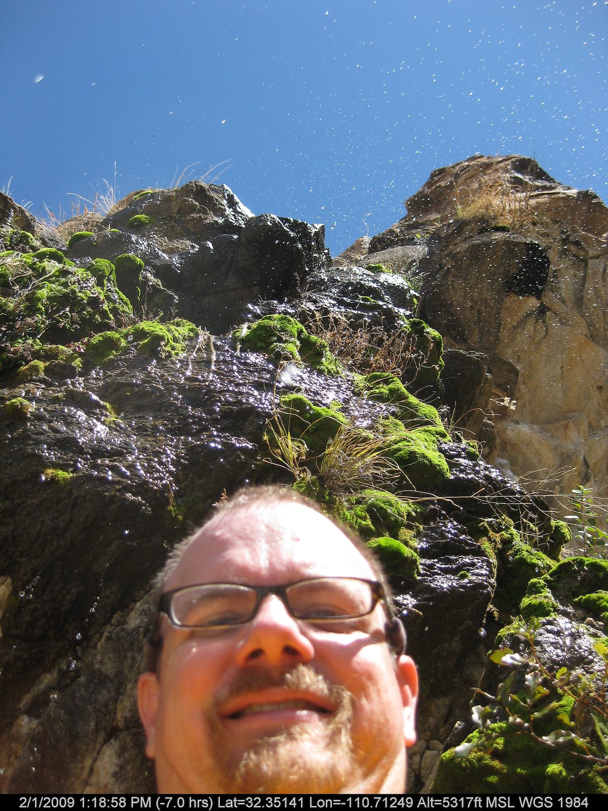 2009 February Under the Falls