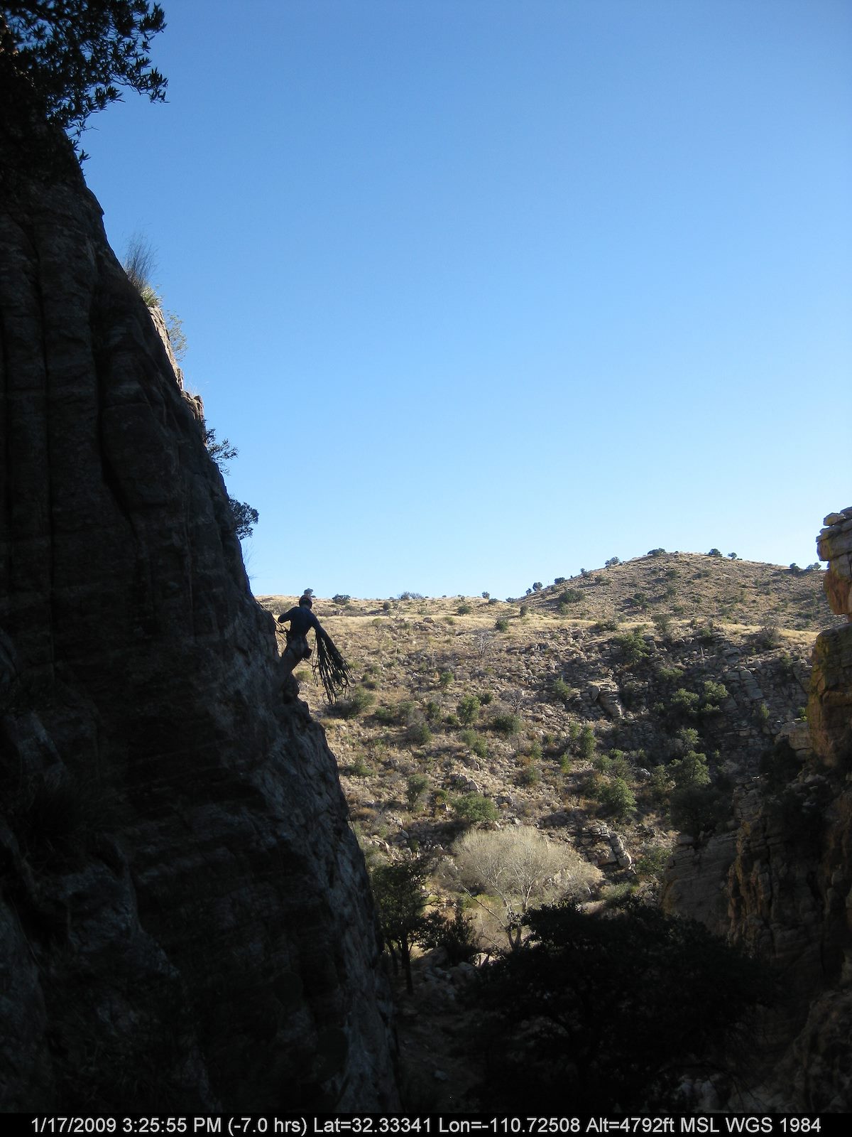 2009 January MS Setting up an Anchor at Prison Camp