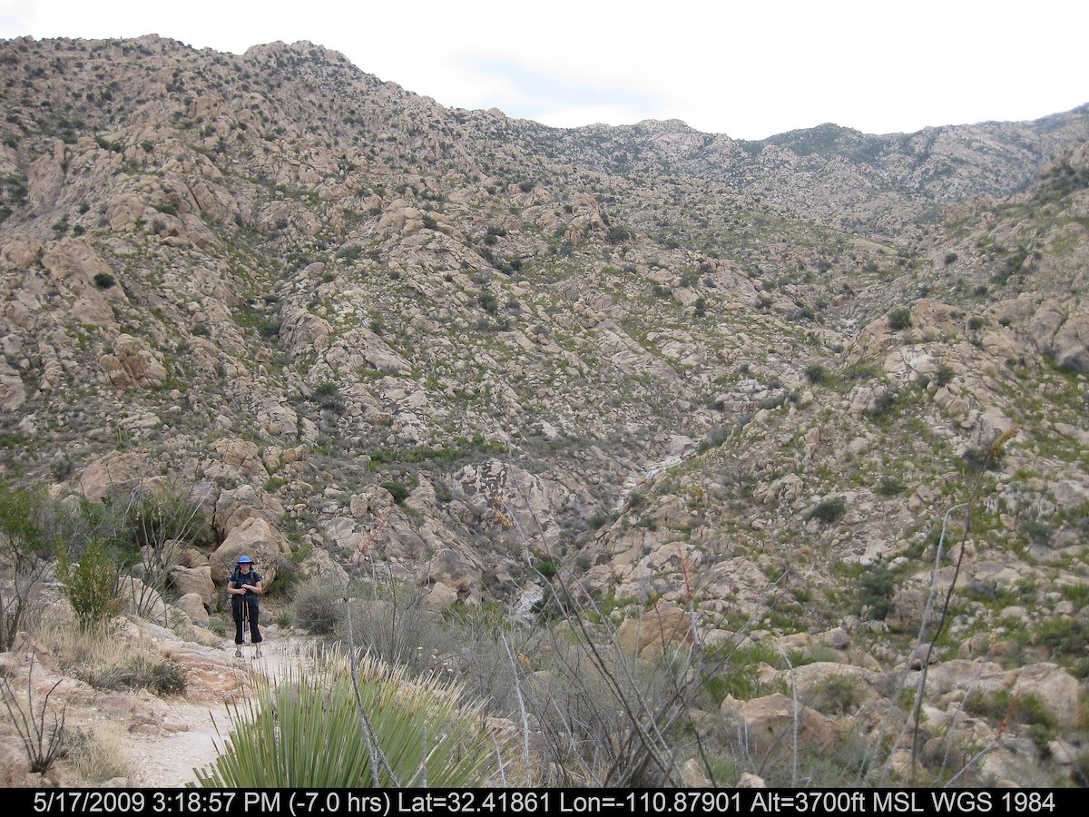 2009 May Looking down towards Romero Canyon
