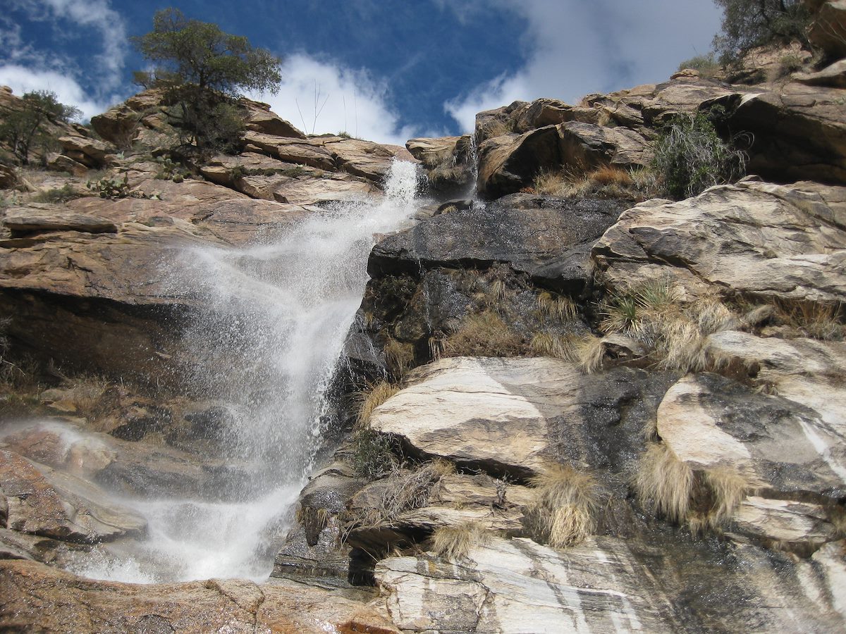 2010 January Closer view of the falls
