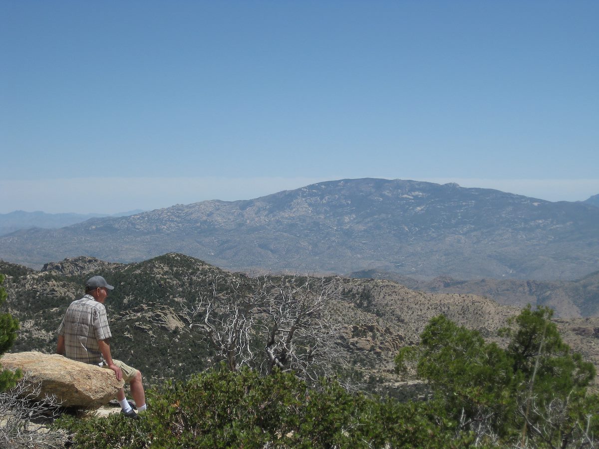 2010 May Windy Point looking towards the Rincons