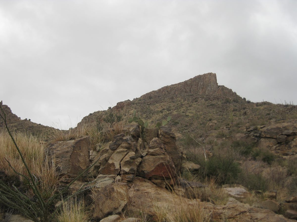 2011 December Looking back up at the Cleaver