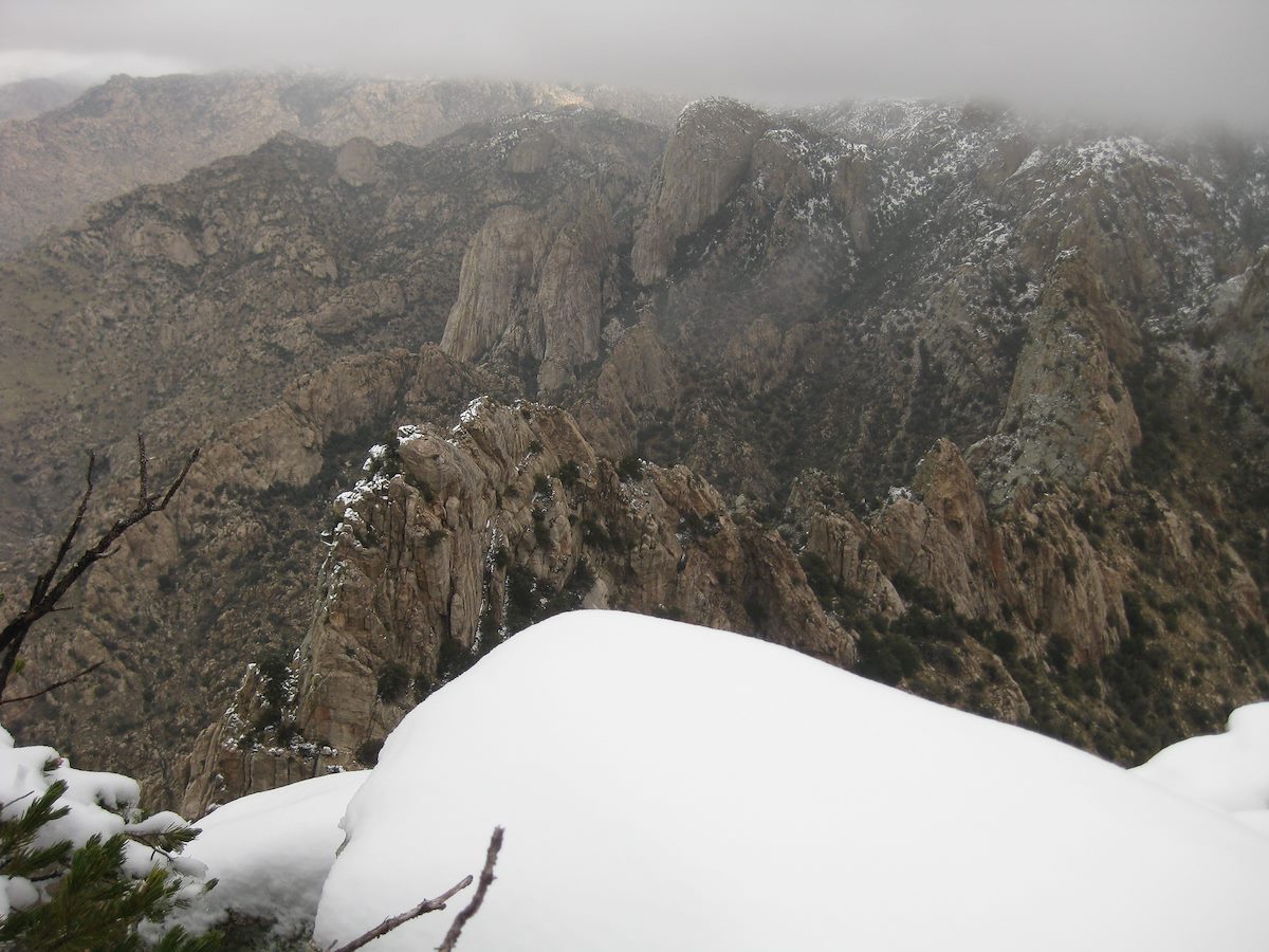 2011 December Looking towards Leviathan Dome from Table Mountain