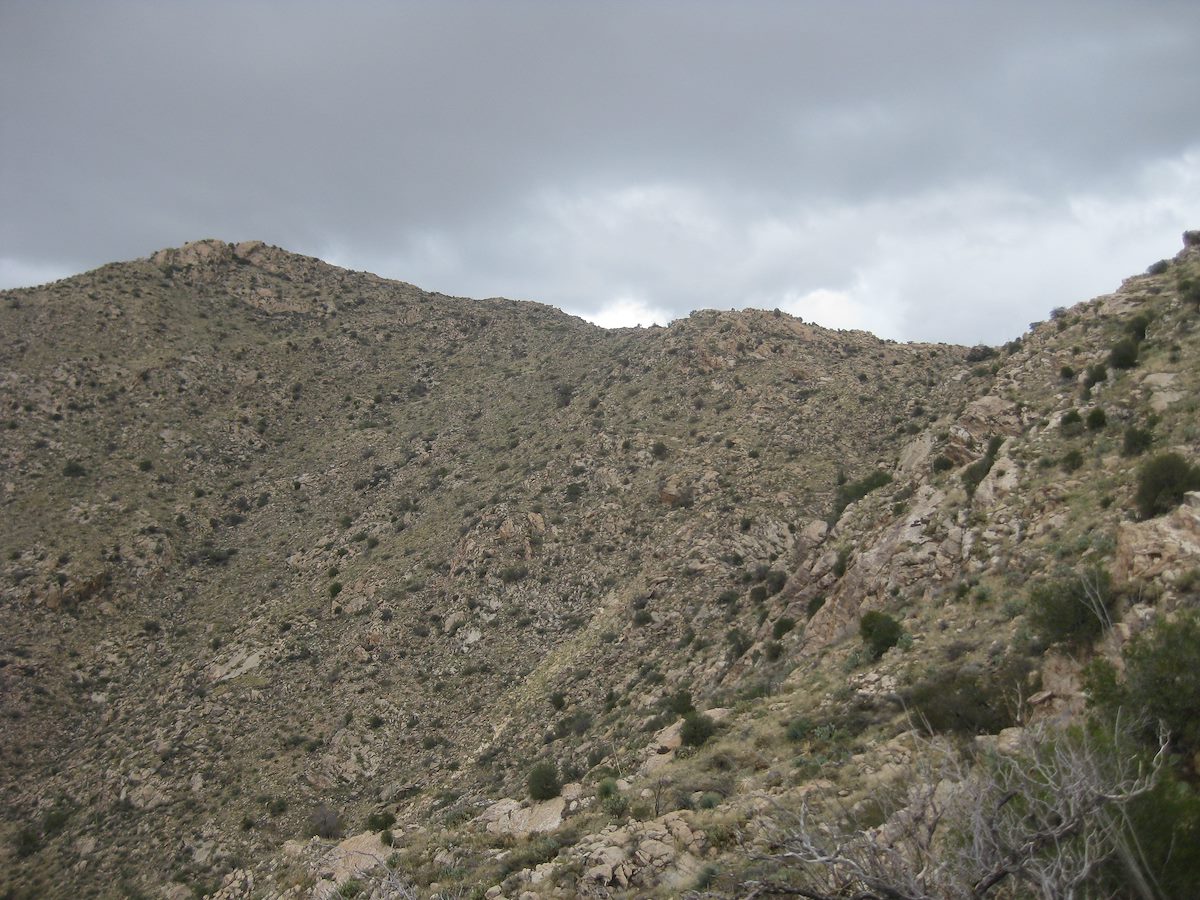 2011 December Pusch Peak and the Ridge to the top