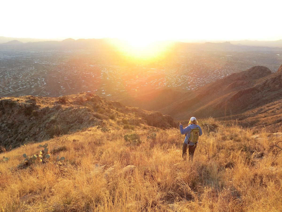 2011 December Sunset as we head down