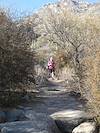 2011 March Running near the start of the Ventana Trail