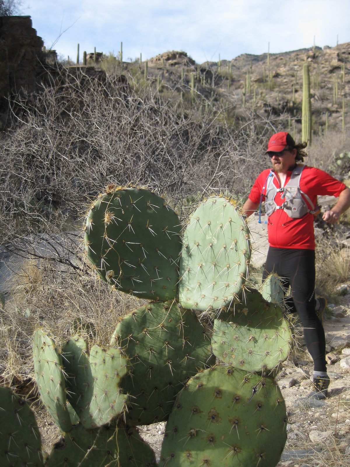 2011 March Running the lower part of the Pontatoc Trail