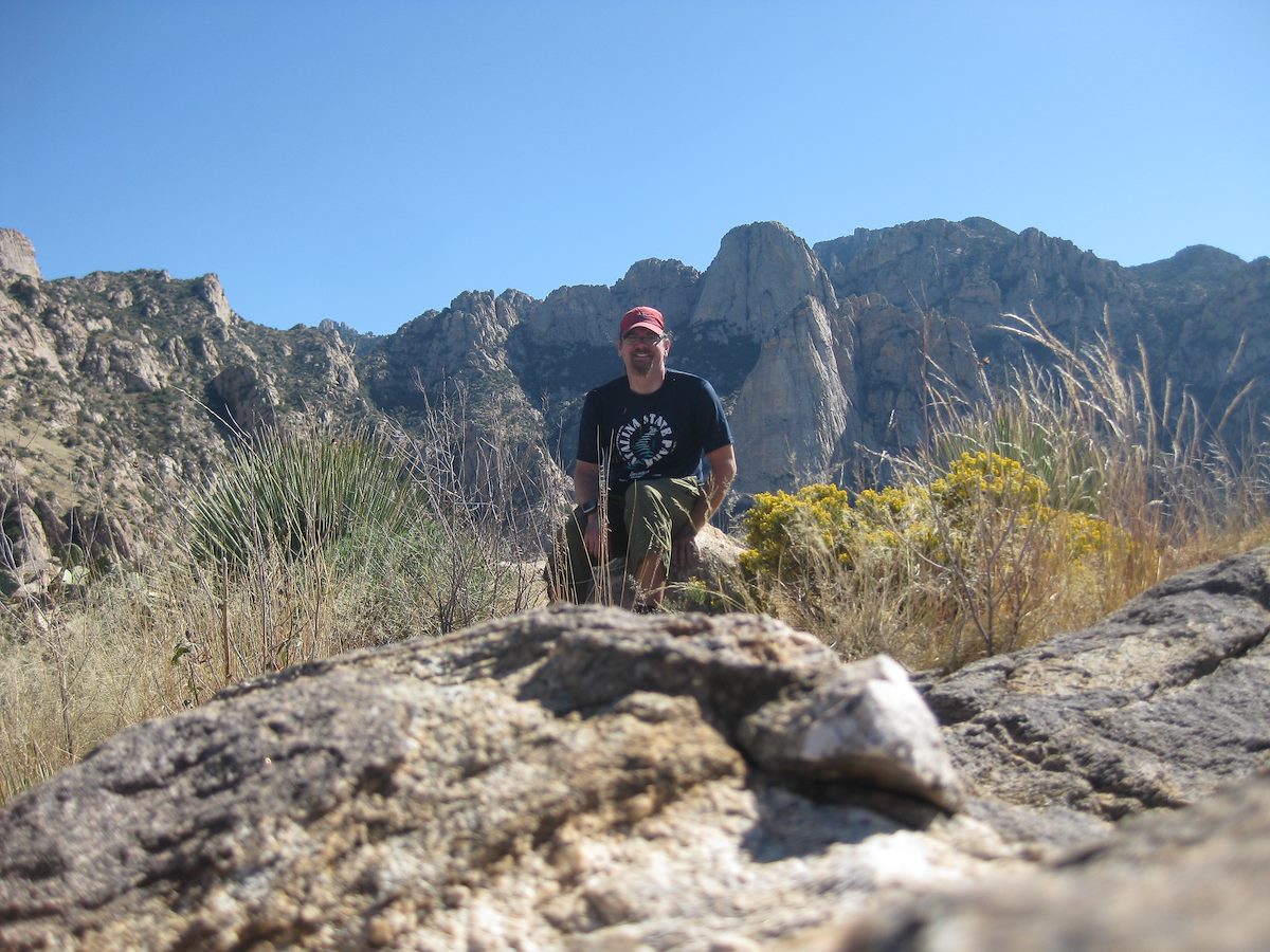 2011 November Top of Buster Mountain with Leviathan Dome in the background