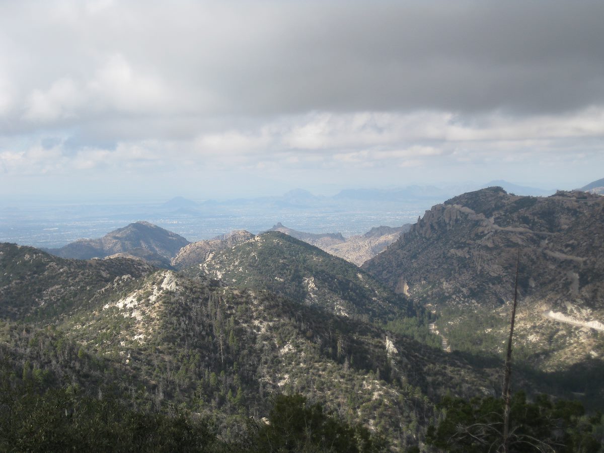 2011 November View towards Tucson from 7135