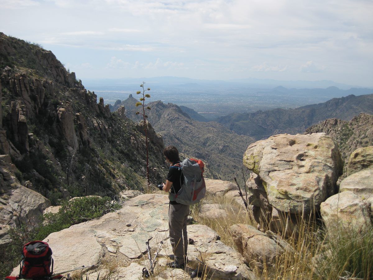 2011 October Frank above Pine Canyon