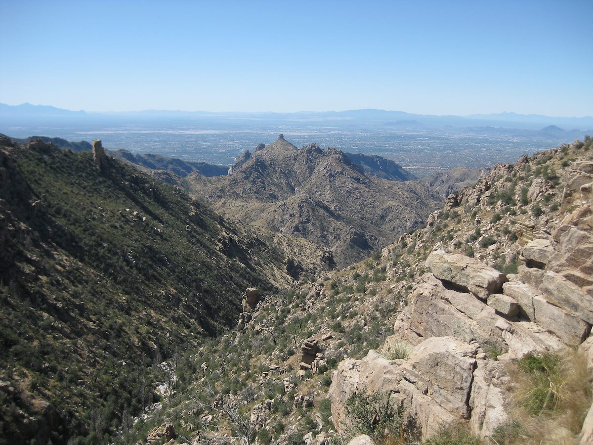 2011 October Looking out to Thimble Peak