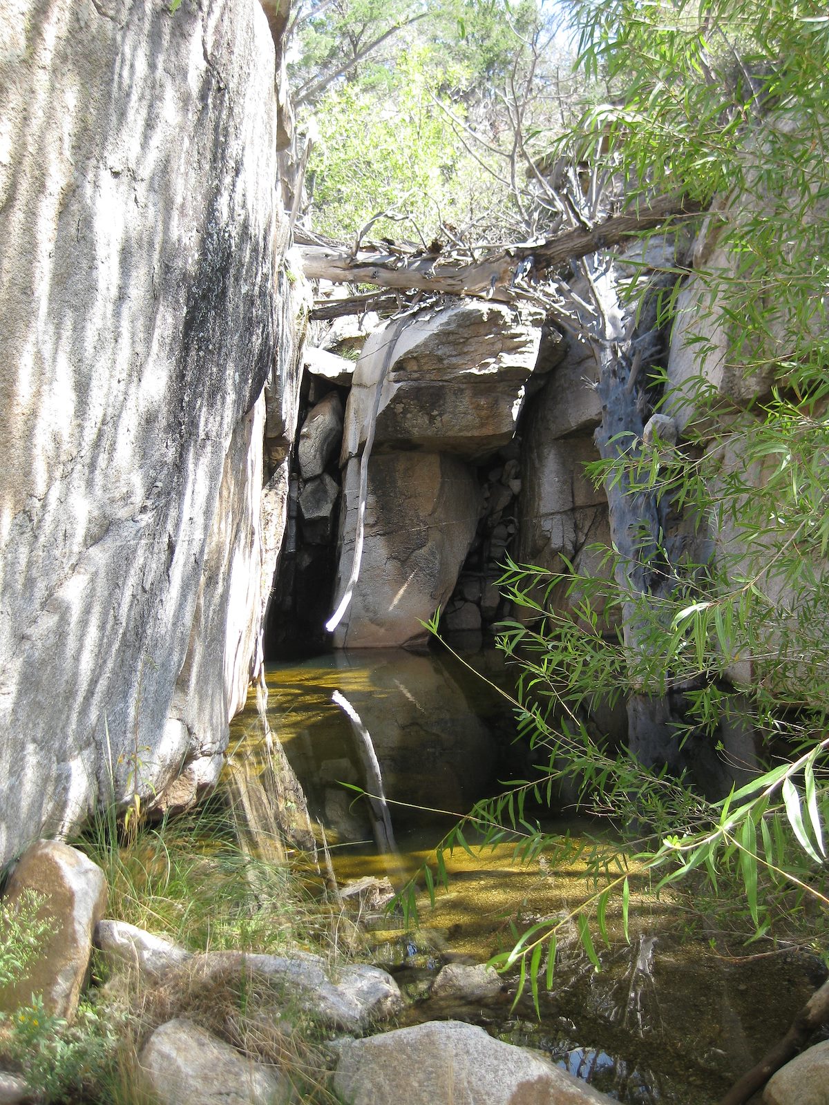 2011 October Small Box above the 2nd falls
