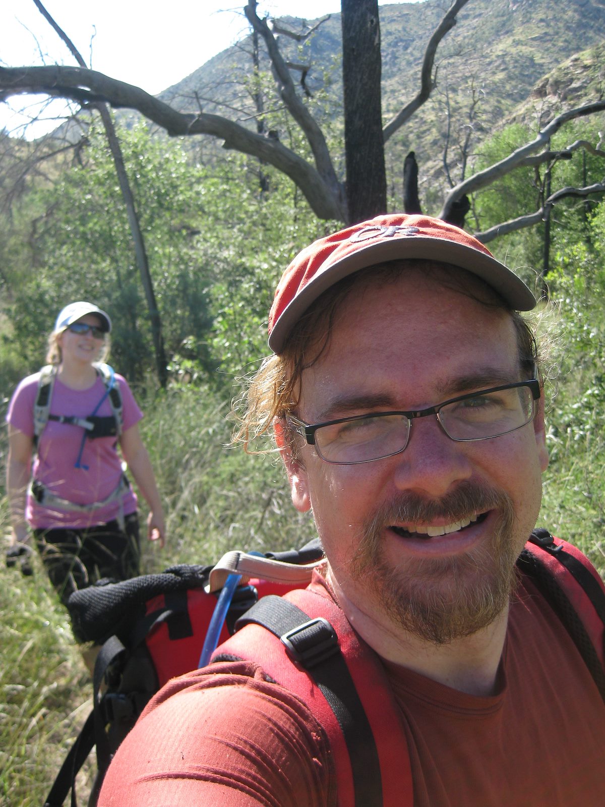 2011 September Hiking to meet Dave and Traci