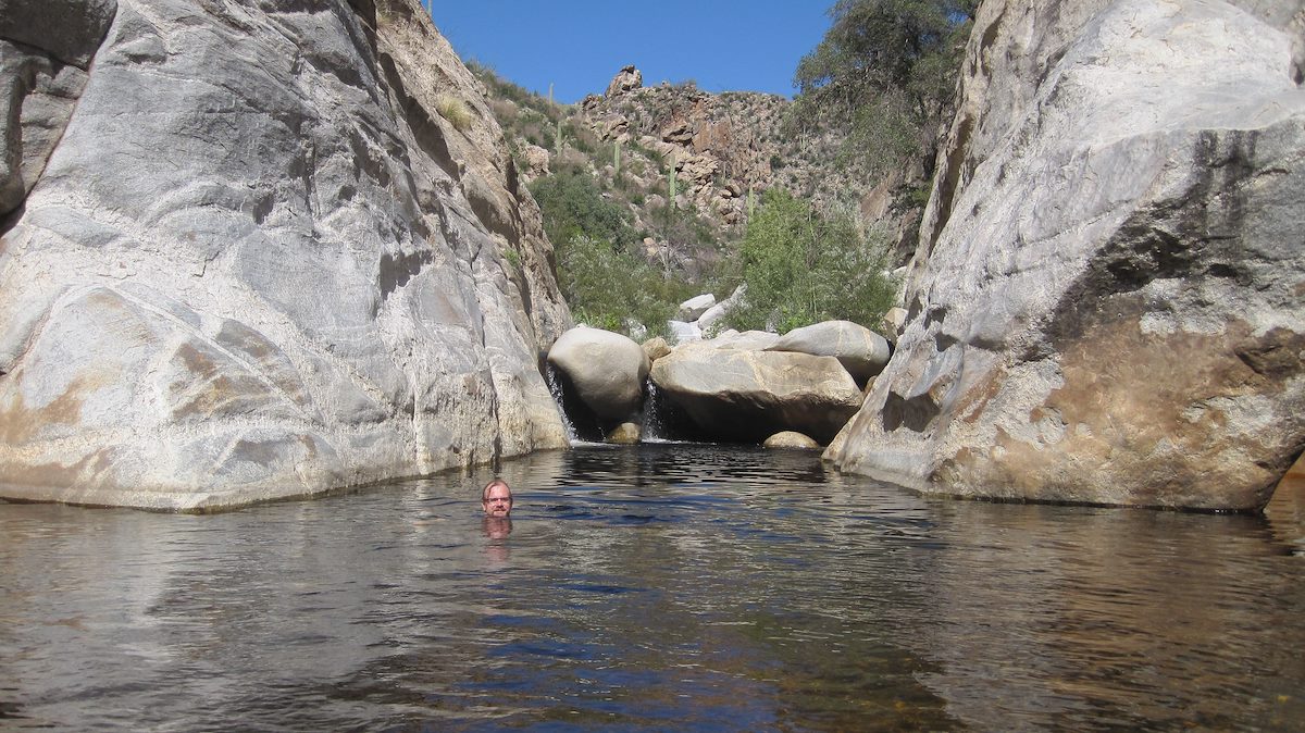 2011 September Swimming in Miner's Pool
