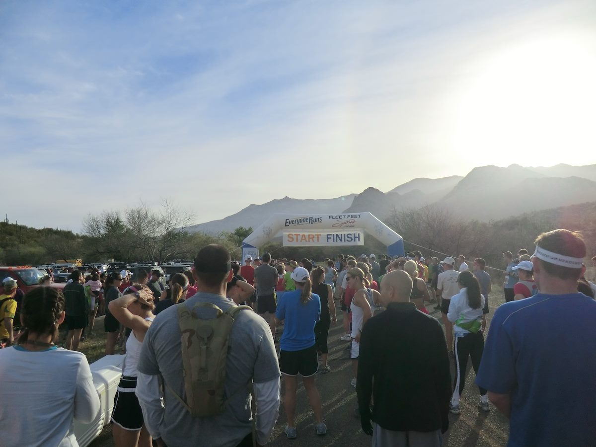 2012 April Catalina State Park Trail Race Start