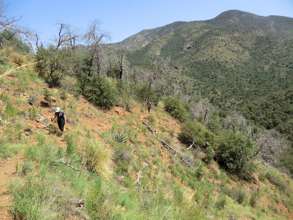 2012 August Alison and Traci on the lower section of the Red Ridge Trai