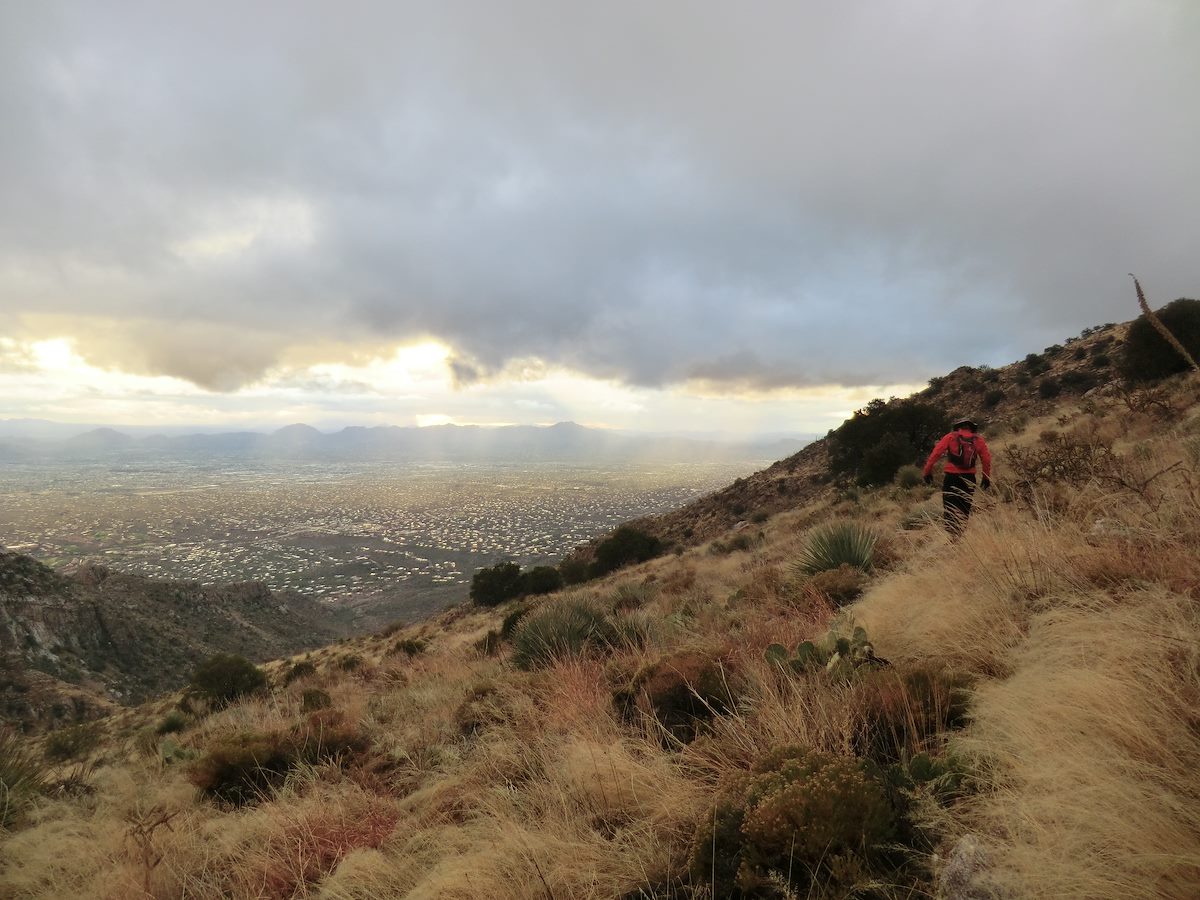 2012 December Charles on the Pontatoc Canyon Trail