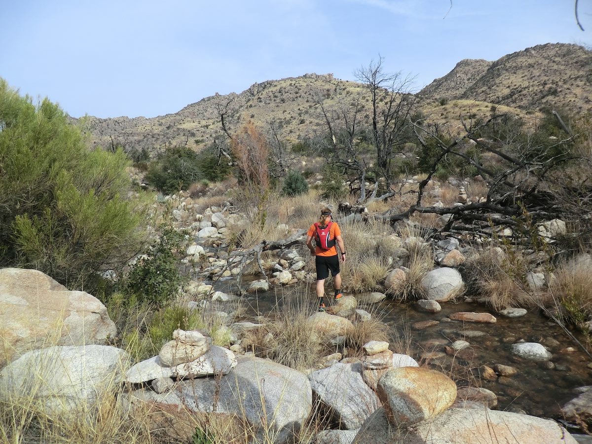2012 December Crossing Sycamore Canyon on the Bear Canyon Shortcut Trail