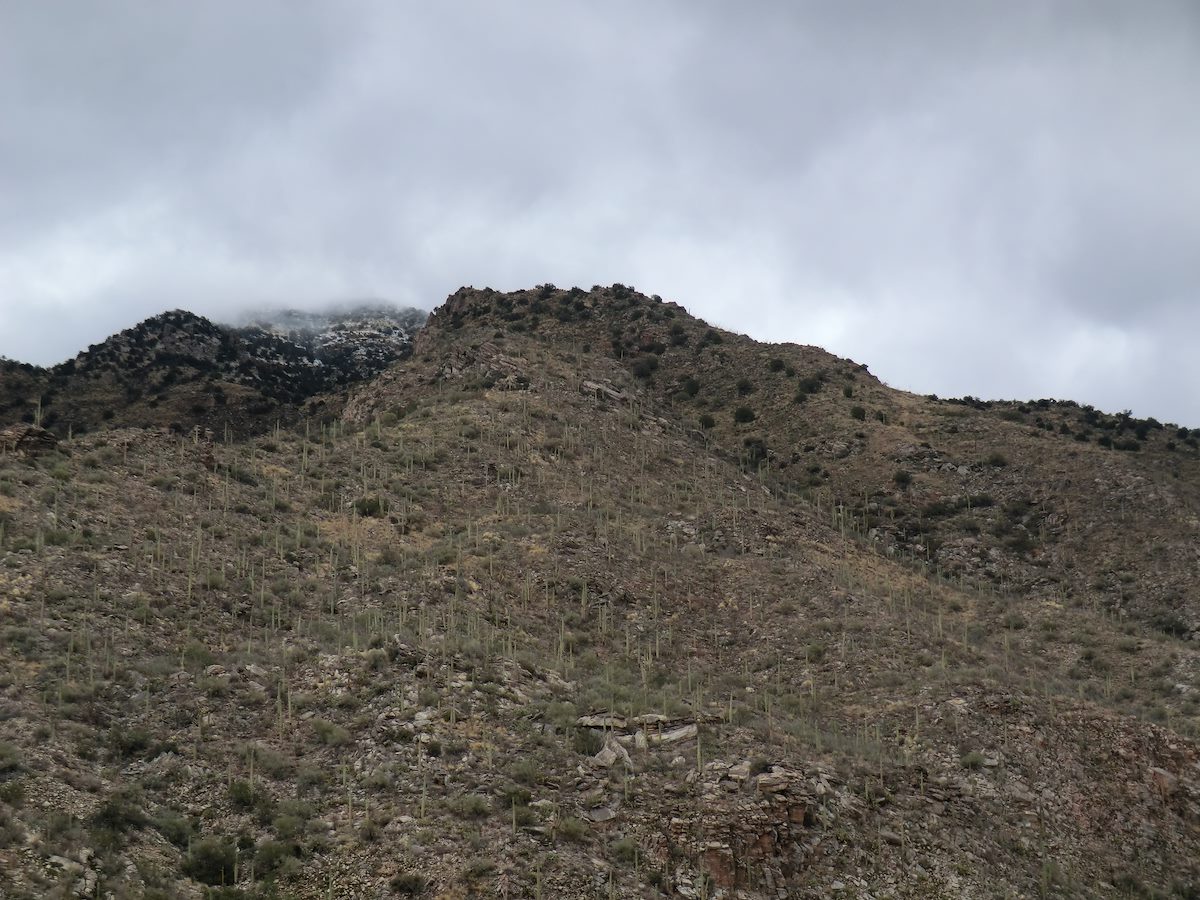2012 December First glimpse of snow on the mountain
