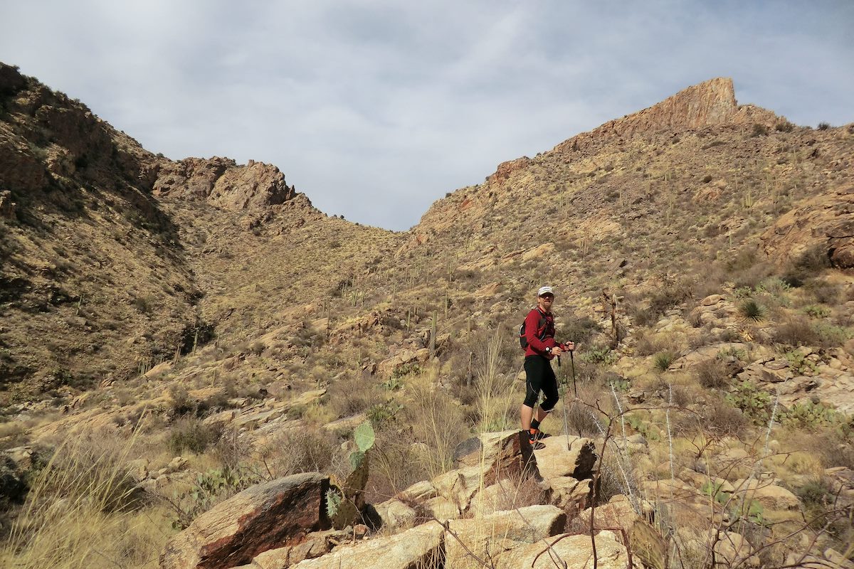 2012 December Hiking towards the Cleaver